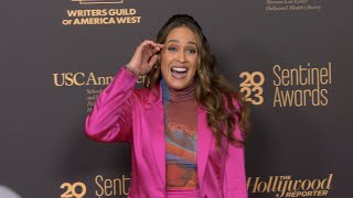 Jaina Lee Ortiz 2023 Sentinel Awards Red Carpet Arrivals  quotStation 19quot Star [upl. by Septima409]