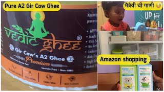 Pure A2 Gir Cow 🐄 Ghee  Small Fridge Organization ReshmaFatkare [upl. by Levenson144]