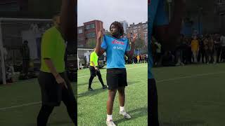 Le belge vs Ndombele 🔥 football foot 1v1 neymar soccer psg mbappe skills tcheksplay jnk [upl. by Nalon]