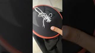 চেরি হিজাবে সুতার কাজ  Hand embroidery tutorial  hijabe sutar kaj  mawawithcreativity [upl. by Oderfla]