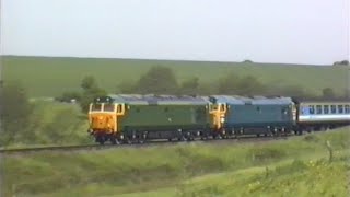 Last day of the Class 50s on the Waterloo  Exeter 24th May 1992 [upl. by Alejna]