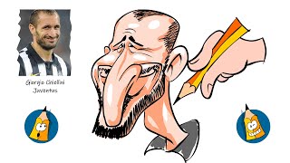 Giorgio Chiellini Juventus Calcio 2022 Caricatura Digitale [upl. by Pinsky608]