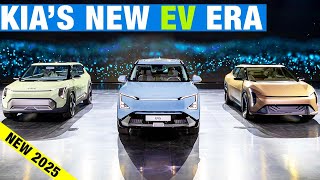 Kia EV5 Concept EV3 and Concept EV4 First Look  Kia’s Expanding Electric Lineup [upl. by Jule955]