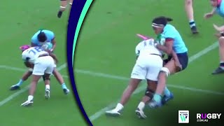 Sereima Leweniqila crunching tackle vs NSW Waratahs  Super W [upl. by Llert727]