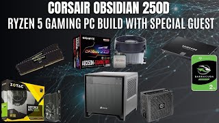 Ryzen 5 1600 Gaming PC Build with GTX 1050 and Corsair Obisidian 250D Mini ITX Case  LIVE PART 2 [upl. by Robbin449]