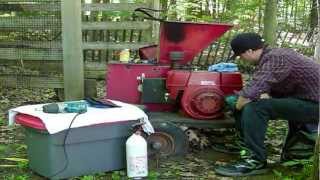 1 Small Engine Repair How to unseize a Kohler Shredder 16HP [upl. by Harat]