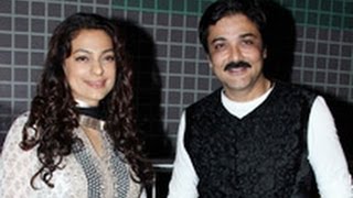 Juhi Chawla at Jatishwar Bengali Film Premiere  Prosenjit Chatterjee Shoojit Sircar [upl. by Anin]