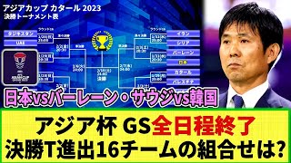 【アジア杯】決勝トーナメント進出16チームが決定 注目の組み合わせは 日本の優勝への道のりは厳しい [upl. by Sanders989]