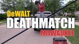 Friday Night Tool Box Fight  Milwaukee Vs Dewalt [upl. by Nylaj]