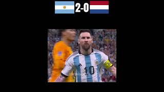 Argentina v Netherlands 32 extended highlight amp goals world cup 2022 shortvideo messi [upl. by Nallaf]