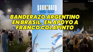 No lo entenderías BANDERAZO ARGENTINO EN BRASIL EN APOYO A FRANCO COLAPINTO F1 Radio [upl. by Ynner]