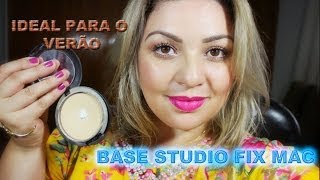 Ideal para o verão Base Studio Fix Powder MAC [upl. by Tristam297]