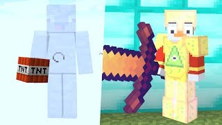 Unsichtbarer Noob mit Gamemode 1 gegen Einen Pro Minecraft Lucky Block Falle  Troll [upl. by Esirrehc]