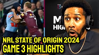 State of Origin 2024  Maroons v Blues  Game 3 Highlights  Reaction [upl. by Aitan338]