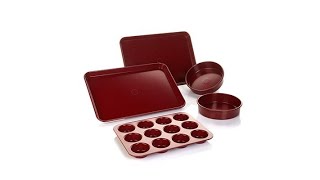 Curtis Stone DuraBake 5piece Bakeware Set with Recipes [upl. by Westley]