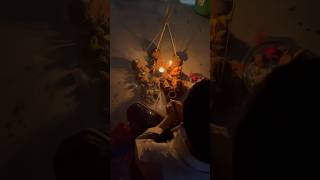 Govardhan pujan kiya or apni sari bike saaf kar Dali shortvlog minivloga likeandsubscribe [upl. by Aerised829]