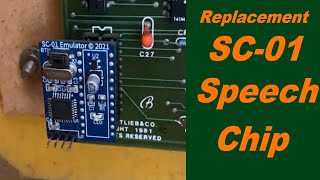 Votrax SC01 Speech Chip Replacement Demo [upl. by Nyllaf]