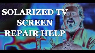 LCD TV Repair Tutorial  TV Screen Solarization  Common TCon amp Main Board Symptoms amp Solutions [upl. by Ramona763]