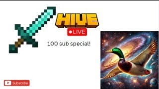 Hive Live 100 sub special 100 sub SMP after [upl. by Natassia]