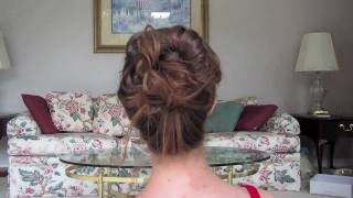 Messy Voluminous Bun Hair Tutorial Messy Bun Tutorial With Volume [upl. by Norej]