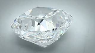 101ct Cushion Cut D Colour VVS1 Diamond [upl. by Nomael]