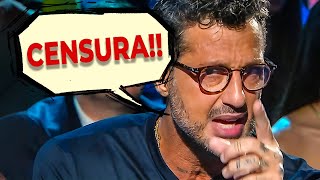 CENSURATO FABRIZIO CORONA in RAI  La Parte ESCLUSIVA [upl. by Greerson]