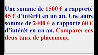 Quel est le meilleur taux de placement [upl. by Edyth]