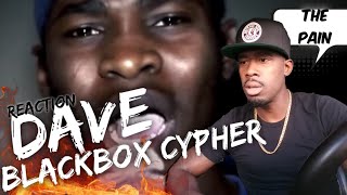 AMERICAN REACTS TO UK RAPPERS Dave  Blackbox Cypher [upl. by Adnilev765]