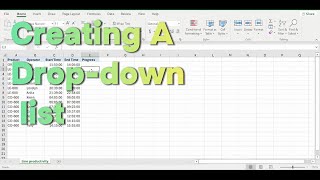 Creating a Drop down list Best amp Easiest way [upl. by Vanna]