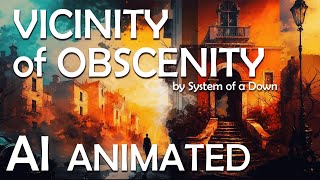 Vicinity Of Obscenity by System Of A Down  AI animated clip [upl. by Yrelle]