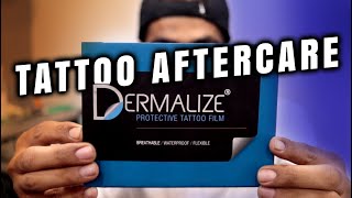 HOW TO APPLY DERMALIZE TATTOO AFTERCARE [upl. by Nitsed]