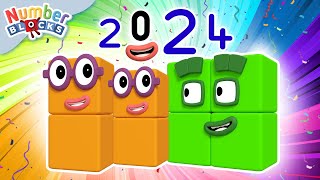 BONNE ANNÉE 2024  🎉  Épisodes complets  Apprendre à Compter  ​Numberblocks en français [upl. by Llehcal]