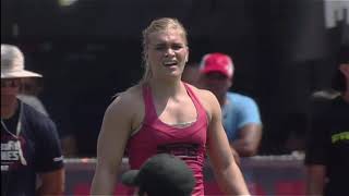 2012 CrossFit Games  SprintRopeSled Women Heat 2 [upl. by Morrissey]