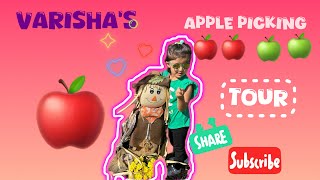 Varisha’a Apple Picking Tour  Apple picking adventure  Kids Vlog [upl. by Tate]