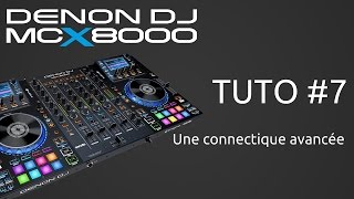 Denon DJ MCX8000  Tuto 7 sur la connectique audio du contrôleur vidéo de La boite Noire [upl. by Cherish632]