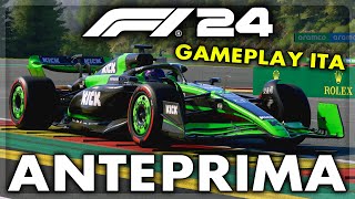 🚨ESCLUSIVO🚨PRIMO GAMEPLAY F1 24 UFFICIALE ITALIANO 😱  PRIME IMPRESSIONI HANDLING GRAFICA [upl. by Ylrebme]