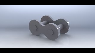 SolidWorks Eslabón cadena [upl. by Eceinehs]