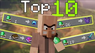 Best Villager Trades in Minecraft Ranked😎 [upl. by Notelrac907]