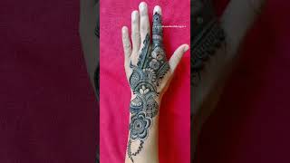 Back hand mehndi design viralshort hennatattoo mehndidesign henna yt reels video music song [upl. by Esli548]