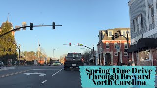 Spring Time Drive Through Brevard North Carolina COME WITH ME [upl. by Safko]