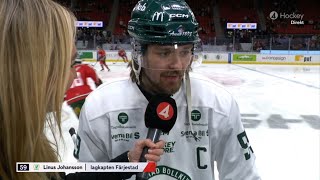 Linus Johansson inför Frölunda  Intervju  Frölunda HC  Färjestad BK  20240309 [upl. by Initirb185]