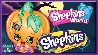 Shopkins World Welcome To Shopville  Halloween Update  Shopkins App For Kids [upl. by Anitap]