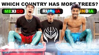 I PUT MY FRIENDS THROUGH A ICE BATH TRIVIA 14°F water VLOGMAS DAY 1 [upl. by Neelrak]