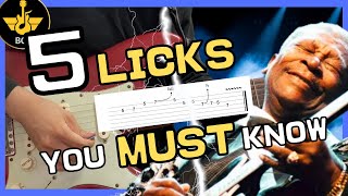 TabsBlues licks of the week from Blues Guitar Lab LibraryBB King and more [upl. by Karlise697]