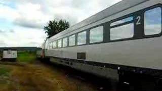 Modern diesel passenger train near Mariembourg Belgium [upl. by Assilana]