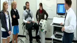 Isokinetic muscle testing using the Biodex System 4 [upl. by Dnalra]