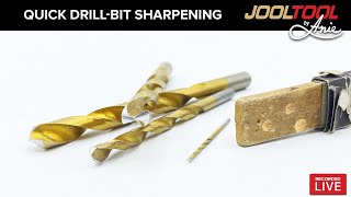 QUICK DRILL BIT SHARPENING [upl. by Dolloff986]