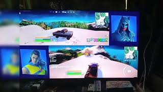 split screen FORTNITE [upl. by Enimasaj]