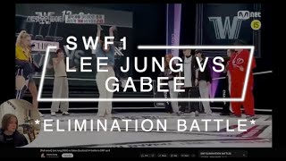 DANCE CHOREOGRAPHER REACTS  스우파 라치카 GABEE vs 와이지엑스 LEE JUNG  1v1 Elimination Battle [upl. by Hewart34]