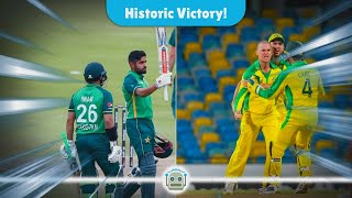 Pakistan Dominates Australia in Historic ODI Series Victory [upl. by Ayotl858]